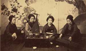 [Japán zenei társaság] alkotó: Felice Beato