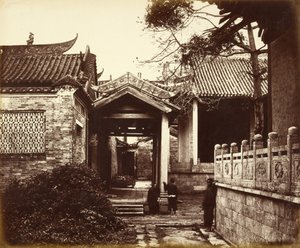 [Nume Hui Kung templom, Kanton, Kína] alkotó: Felice Beato