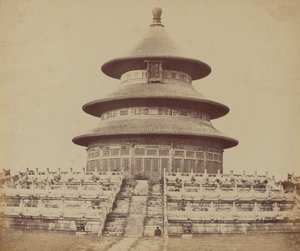 Sacred Temple of Heaven Where the Emperor Sacrifices Once a Year, in the Chinese City of Pekin, October 1860   1246151   hu       hungarian Successfully Translated  Original: Bergachtig nachtlandschap Translat: Bergachtig nachtlandschap 1340663 hu hungaria alkotó: Felice Beato