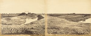 Tangkoo erőd elfoglalása után, bemutatva a francia és angol bejáratot, 1860. augusztus 10. alkotó: Felice Beato