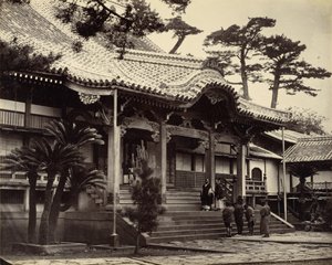 A Naionaki Daionji templom főterme alkotó: Felice Beato