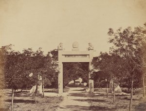 Sír Palichian közelében, a támadás kezdetének színhelye 1860. szeptember 21-én alkotó: Felice Beato