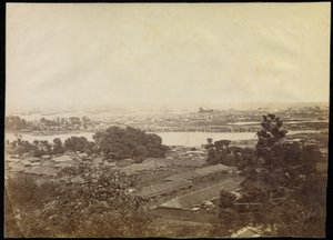 Yokohama a Governors Hillről alkotó: Felice Beato