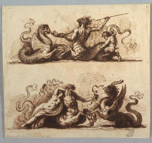 Bythos és Aphros alkotó: Felice Giani