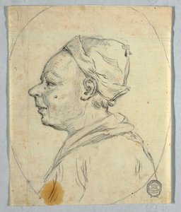 Rajz, Férfiportré, 1820 körül