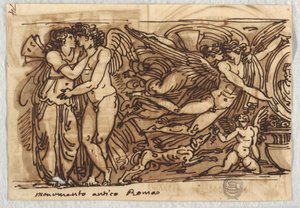 Frieze a pszichével és a szerelemmel alkotó: Felice Giani