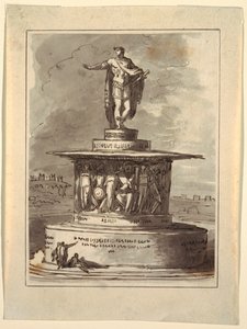 Foro Bonaparte emlékművének projektje, Milánó, 1800 alkotó: Felice Giani