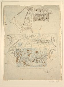 Tanulmány az Apollo-teremhez, Palazzo Milzetti, Faenza alkotó: Felice Giani