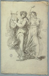 Terpsichore, a tánc és az Erato múzsája, a szerelmi költészet múzsája