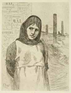 A sztrájk (A szénégető nő) alkotó: Félicien Rops