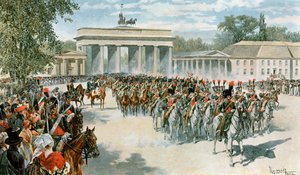 A francia hadsereg beléptetése Berlinbe