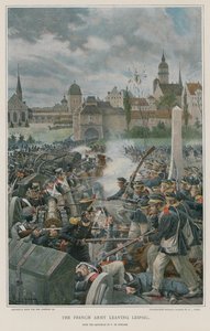 A francia hadsereg elhagyja Lipcset