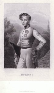 Napóleon Francois Joseph Charles Bonaparte, I. Napóleon francia császár fia (metszet)