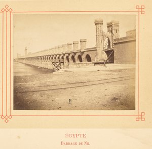 Nílusi gát alkotó: Félix Bonfils