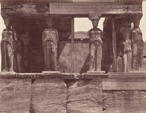 Az Erechtheion-templom kariatidái - Athén alkotó: Félix Bonfils