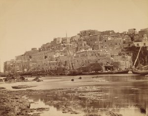 Jaffa, Általános kilátás a tenger felől - Palesztina alkotó: Félix Bonfils