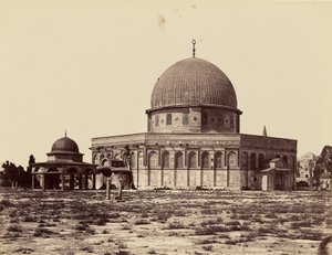 Omar mecsete és Dávid törvényszéke [Jeruzsálem] alkotó: Félix Bonfils