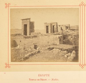 Debod temploma - Núbia alkotó: Félix Bonfils