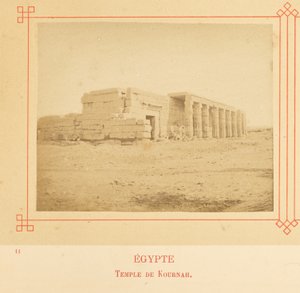 Kurnah temploma alkotó: Félix Bonfils