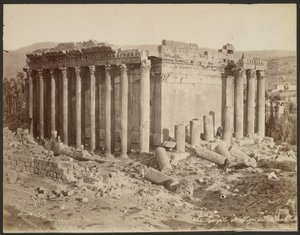 Jupiter temploma, Baalbek alkotó: Félix Bonfils