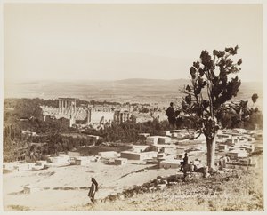 Baalbek látképe, Szíria #438 alkotó: Félix Bonfils