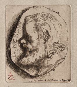 Charles Meryon, 1854. alkotó: Felix Bracquemond