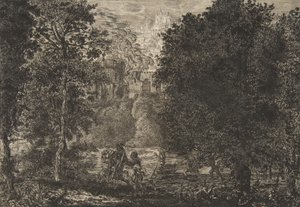 A láng közel van a tűzhöz, körülbelül 1853-5. alkotó: Felix Bracquemond