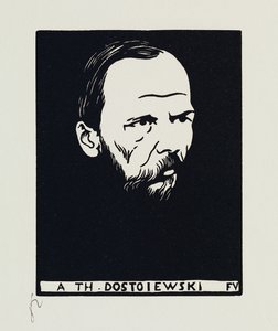 A Th. Dostoiewski, 1895 alkotó: Felix Edouard Vallotton