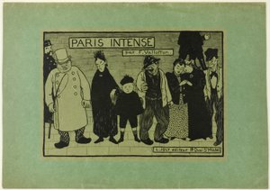 A Paris Intense borítója alkotó: Felix Edouard Vallotton