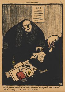 Crimes and Punishments II, 759: A kérdés nem az, hogy... , 1873. alkotó: Felix Edouard Vallotton