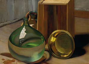Demijohn és láda, 1925 alkotó: Felix Edouard Vallotton