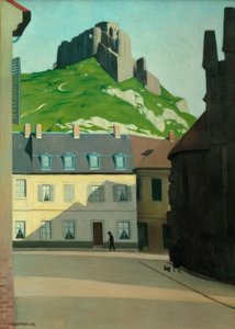 Chateau Gaillard és Place des Andelys alkotó: Felix Edouard Vallotton