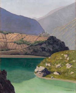 Geronde-tó, Sierre, 1919 alkotó: Felix Edouard Vallotton