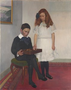A Hahnloser-gyermekek, 1912. alkotó: Felix Edouard Vallotton