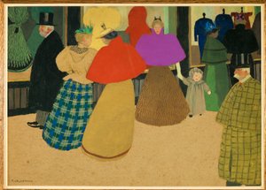 Les Passants alkotó: Felix Edouard Vallotton