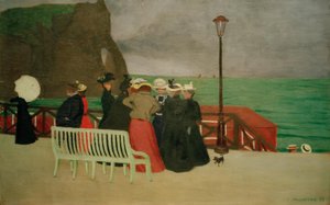 A táblák Etretatban alkotó: Felix Edouard Vallotton