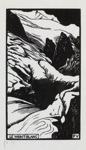 Mont Blanc, 1892 alkotó: Felix Edouard Vallotton