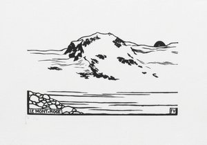 Monte Rosa, 1892 alkotó: Felix Edouard Vallotton