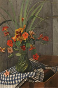 Nasturtiums; Capucines alkotó: Felix Edouard Vallotton