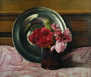 Csendélet rózsákkal; Nature Morte aux Roses, 1920 alkotó: Felix Edouard Vallotton
