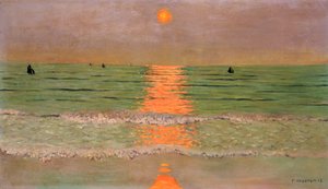 Naplemente, 1913 alkotó: Felix Edouard Vallotton