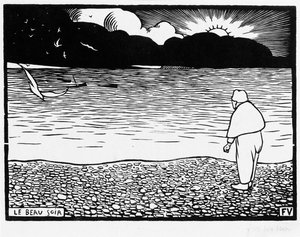 A szép este, 1892 alkotó: Felix Edouard Vallotton
