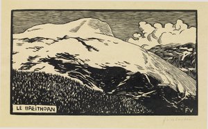 A Breithorn, 1892 alkotó: Felix Edouard Vallotton