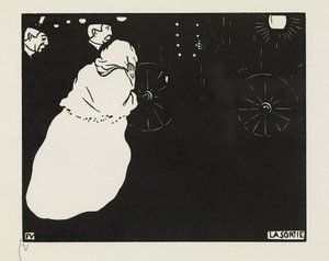 Az indulás, 1895 alkotó: Felix Edouard Vallotton