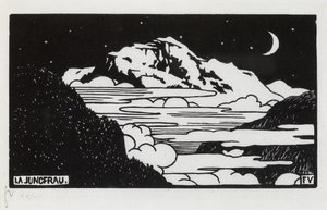 A Jungfrau, 1892 alkotó: Felix Edouard Vallotton