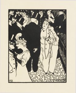 Az idegen, 1894 alkotó: Felix Edouard Vallotton