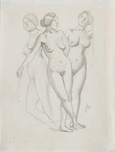 Három kegyelem, tanulj alkotó: Felix Edouard Vallotton