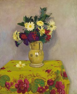 Sárga százszorszépek és különféle virágok, 1911 alkotó: Felix Edouard Vallotton