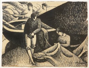 Le Filet, 1912 körül (tinta papíron)