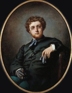 Georges Bizet zeneszerző portréja 1838-1875, kb. 1865. alkotó: Felix Henri Giacomotti